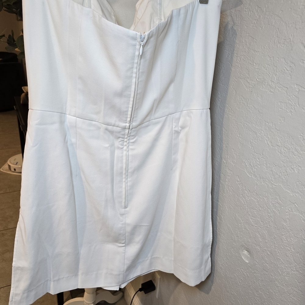 Lilly Pulitzer Kylo Strapless Skirted Romper in Resort White NWT - Size 14 - Picture 7 of 14